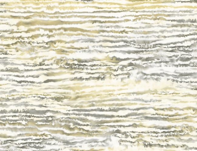 Watercolor Waves - Golden Dusk Wallcovering | Malibu Wallpaper