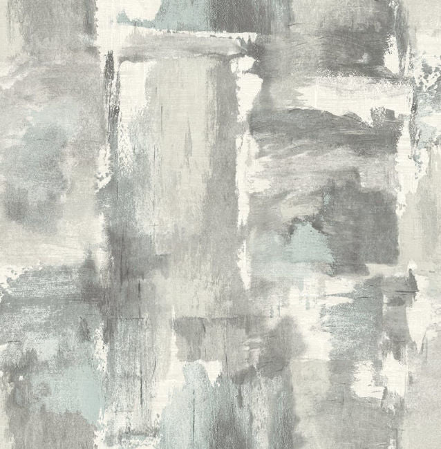Dry Brush Faux - Snowy Mountain Wallcovering | Malibu Wallpaper