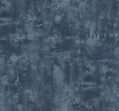 Rustic Stucco Faux - Denim Blue Wallcovering | Malibu Wallcovering