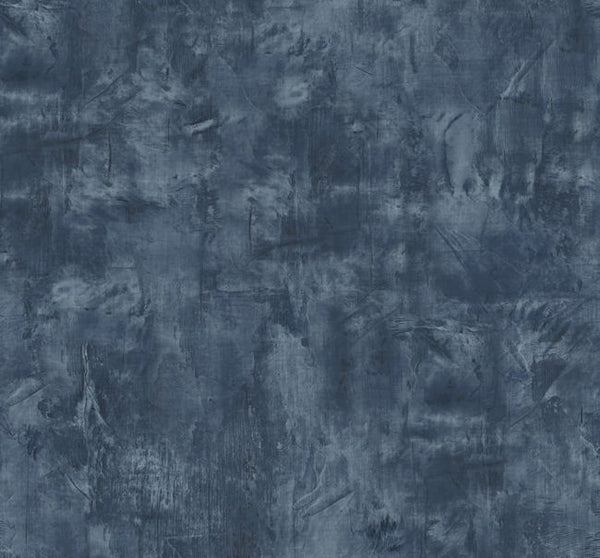 Rustic Stucco Faux - Denim Blue Wallcovering | Malibu Wallcovering