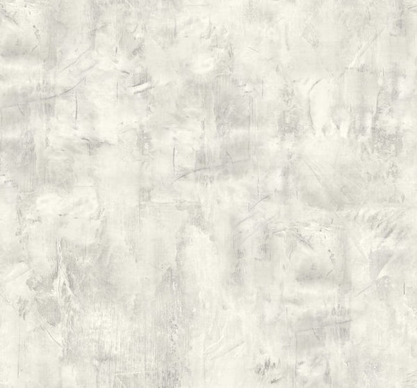 Rustic Stucco Faux - Metallic Silver and Snowstorm Wallcovering | Malibu Wallcovering