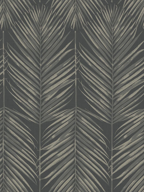 Paradise Palm - Black Sands Wallcovering | Malibu Wallpaper