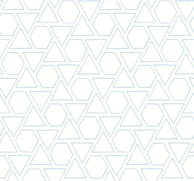 Sun Shapes - Blue Oasis Wallcovering | Malibu Wallpaper