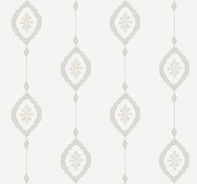 Sand Dollar Stripe - Black Sands Wallcovering | Malibu Wallpaper