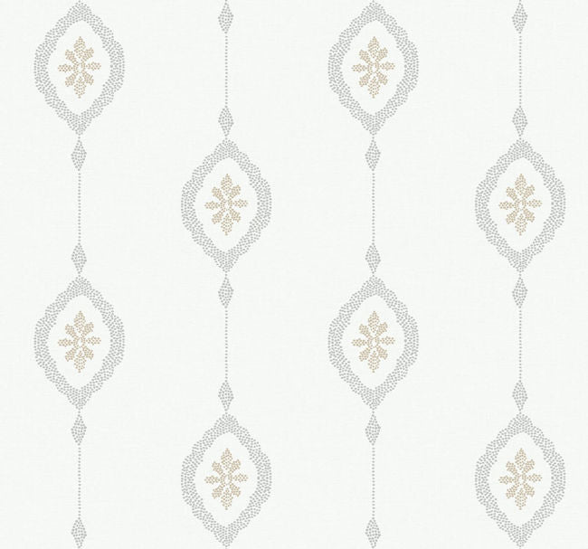 Sand Dollar Stripe - Sand Dunes Wallcovering | Malibu Wallpaper