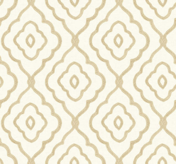Seaside Ogee - Sand Dunes Wallcovering | Malibu Wallcovering
