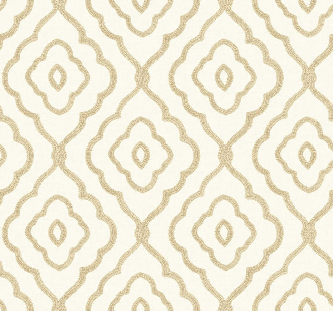Seaside Ogee - Sand Dunes Wallcovering | Malibu Wallpaper