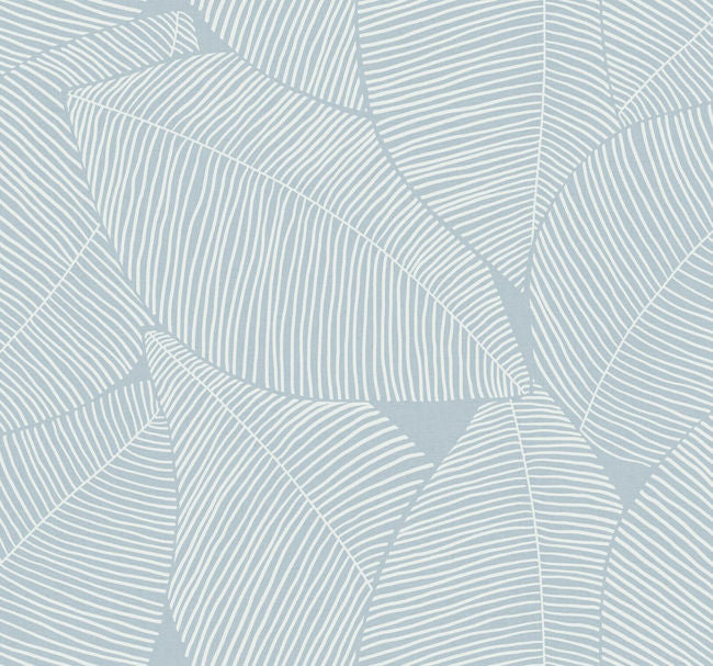 Summer Magnolia - Blue Oasis Wallcovering | Malibu Wallpaper