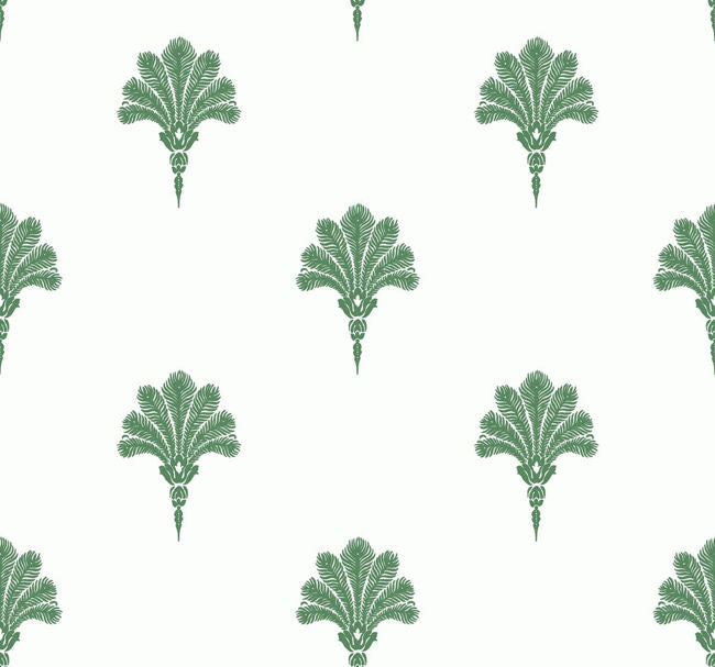 Summer Fan - Greenery Wallcovering | Malibu Wallpaper
