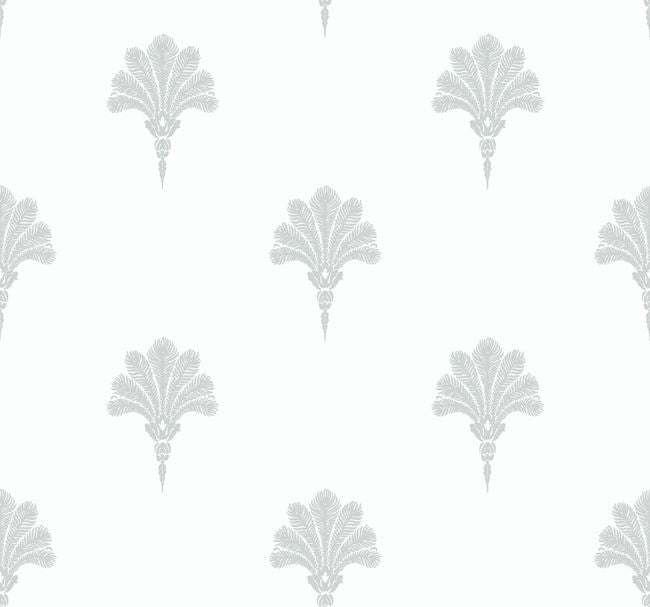 Summer Fan - Daydream Gray Wallcovering | Malibu Wallpaper