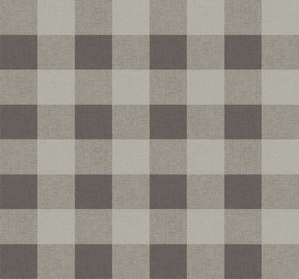Picnic Plaid - Black Sands Wallcovering | Malibu Wallcovering