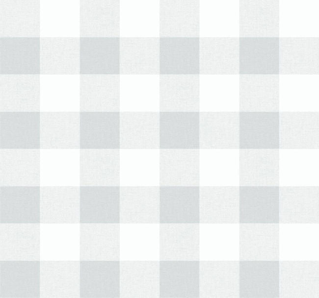 Picnic Plaid - Daydream Gray Wallcovering | Malibu Wallpaper