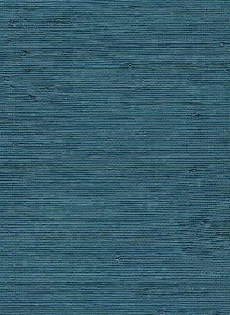 Jute - Blue Wallcovering | Malibu Wallpaper