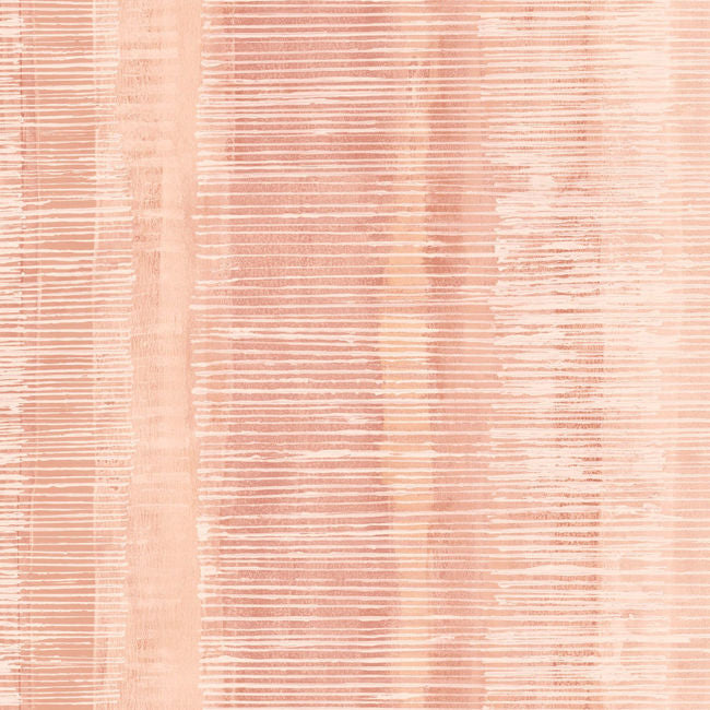 Tikki Natural Ombre - Pink Sunset Wallcovering | Malibu Wallpaper