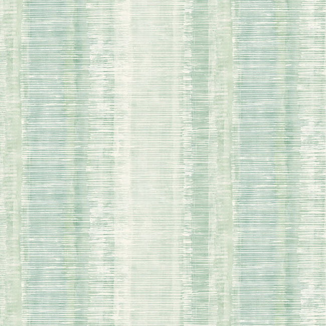 Tikki Natural Ombre - Washed Jade and Aloe Wallcovering | Malibu Wallpaper