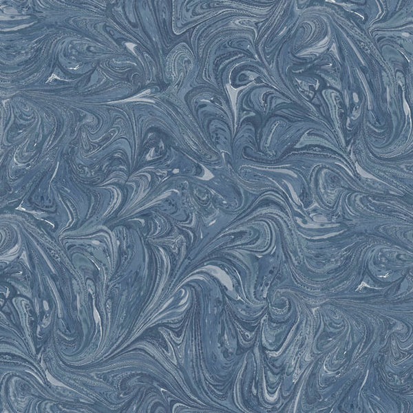 Sierra Marble - Washed Denim Wallcovering | Malibu Wallcovering