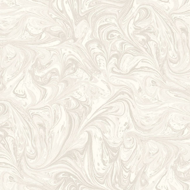 Sierra Marble - Daydream Gray and Pearl Wallcovering | Malibu Wallpaper