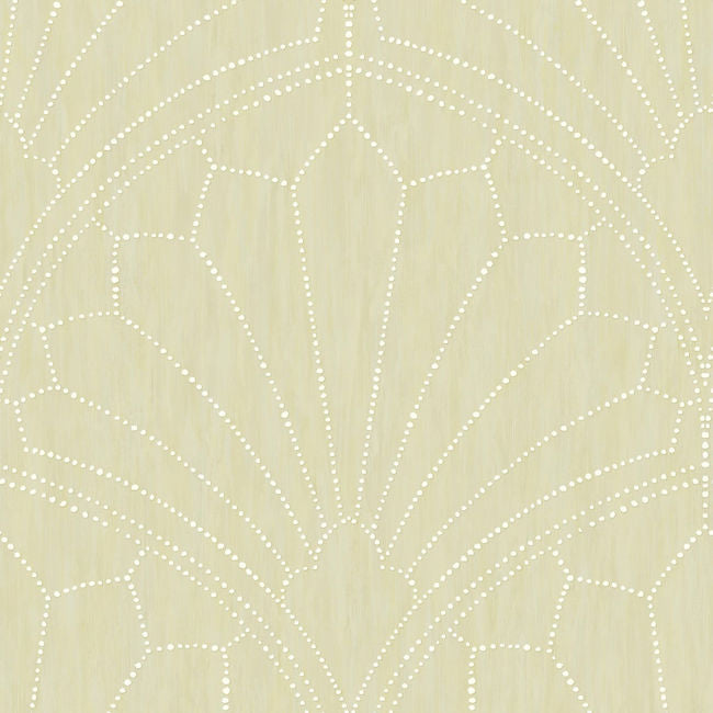 Scallop Medallion - Sand Dunes Wallcovering | Malibu Wallpaper
