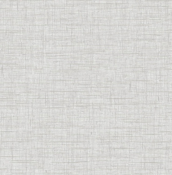 Bermuda Linen-stringcloth - Daydream Gray and Ivory Wallcovering | Malibu Wallcovering
