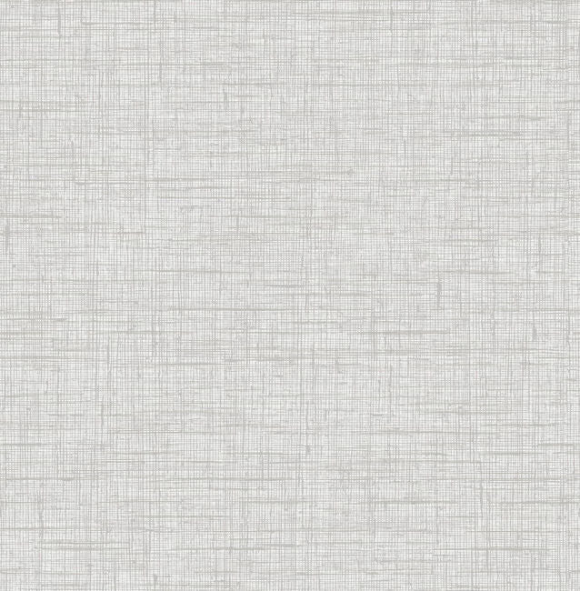Bermuda Linen-stringcloth - Daydream Gray and Ivory Wallcovering | Malibu Wallpaper