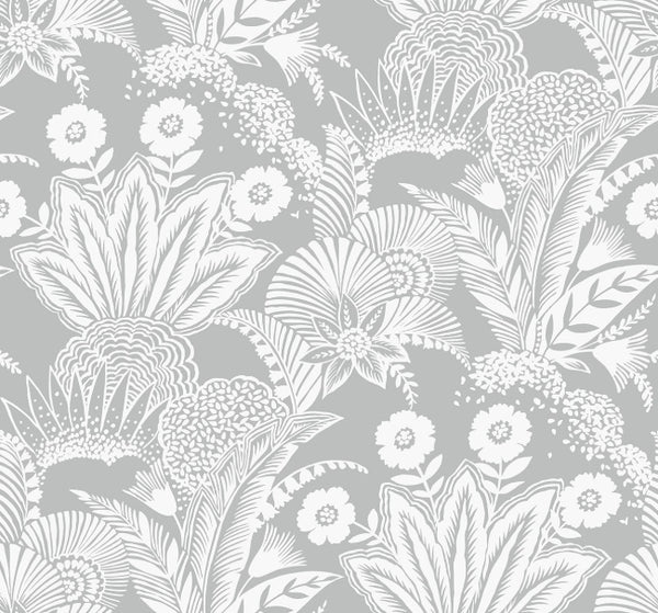 Big Sur Bloom - Sea Glass | Malibu Wallcovering