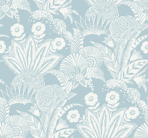 Big Sur Bloom - Pacific Tide | Malibu Wallcovering