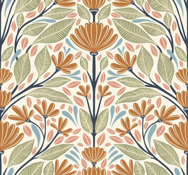 Carmela - Summer Ends Wallcovering | Malibu Wallpaper