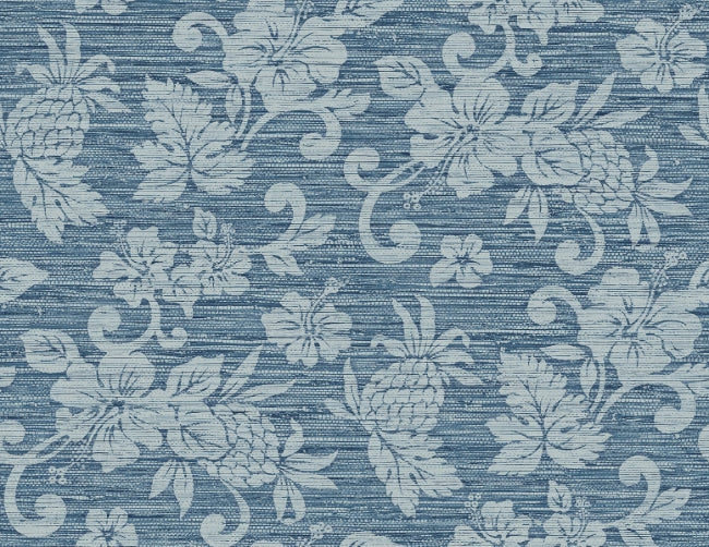 Juno - Bay Blue Wallcovering | Malibu Wallpaper
