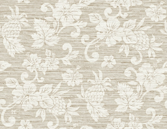 Juno - Balanced Beige Wallcovering | Malibu Wallpaper