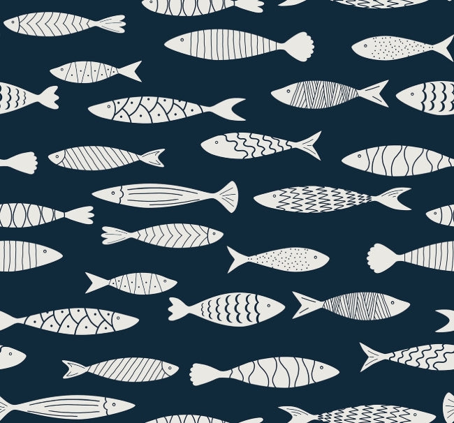 Bay - Deep Seas Wallcovering | Malibu Wallpaper