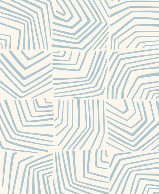 Etten Maze - Cadet Wallcovering | Malibu Wallpaper