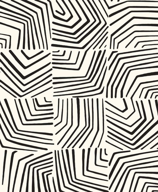 Etten Maze - Chalk Wallcovering | Malibu Wallpaper