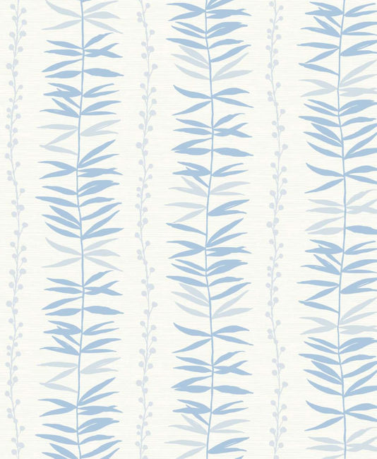 Summer Garland - Sky Wallcovering | Malibu Wallpaper