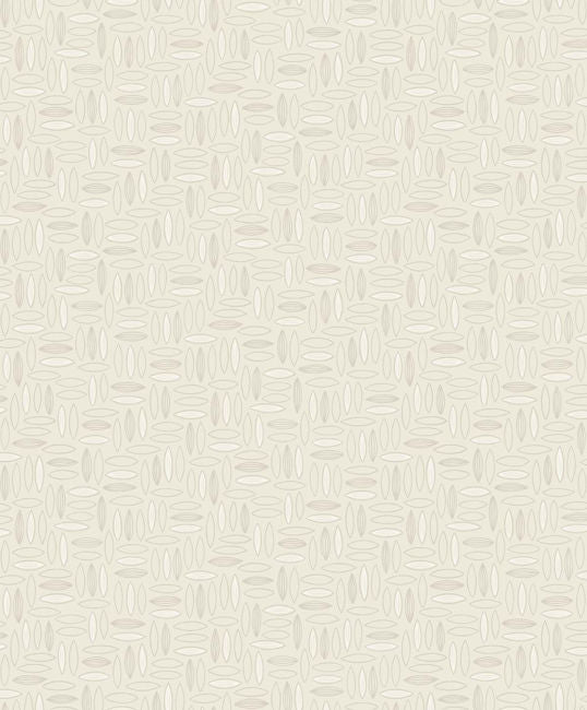 Pip Geo - Almond Milk Wallcovering | Malibu Wallpaper
