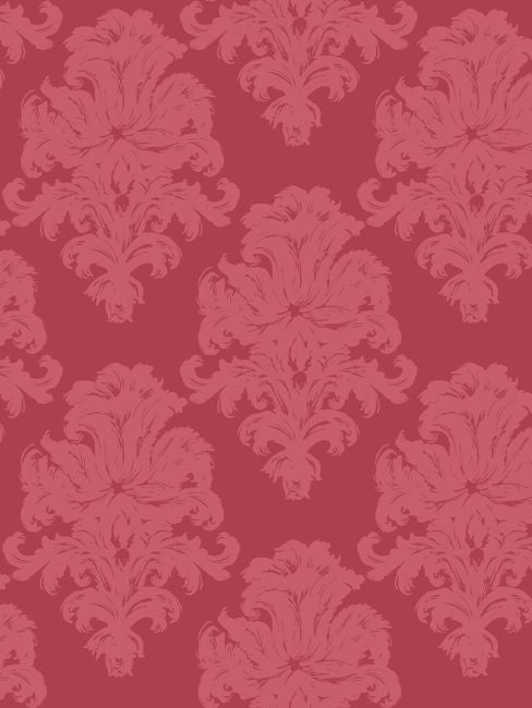 Montserrat - Salmon Pink and Strawberry Wallcovering | Malibu Wallpaper