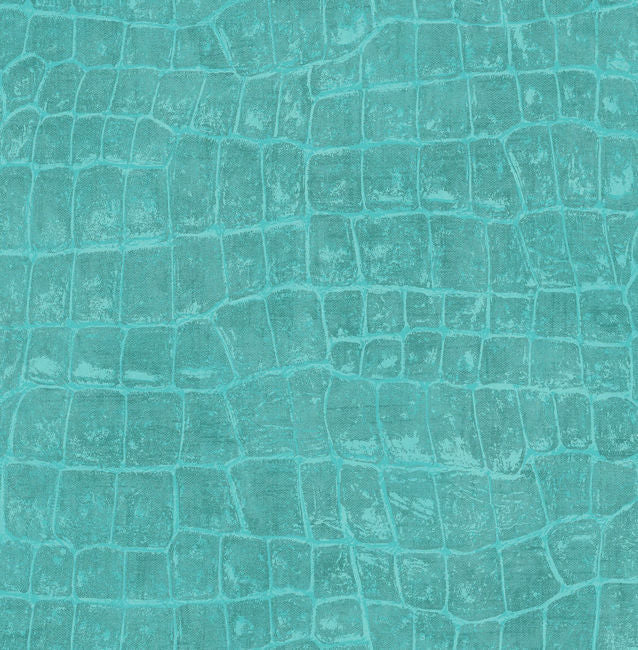 Curacao - Aqua Blue Wallcovering | Malibu Wallpaper