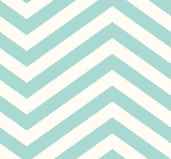 Jamaica Chevron - Mist Green and Off-white Wallcovering | Malibu Wallpaper