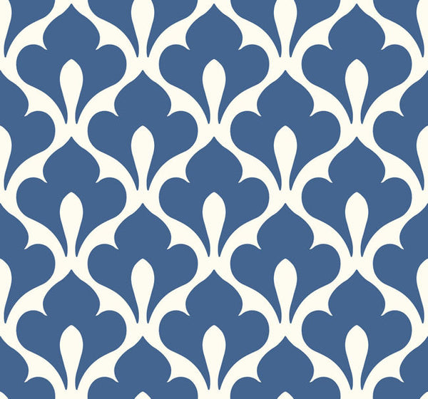 Laurel Lattice - Pacific Mist | Malibu Wallcovering