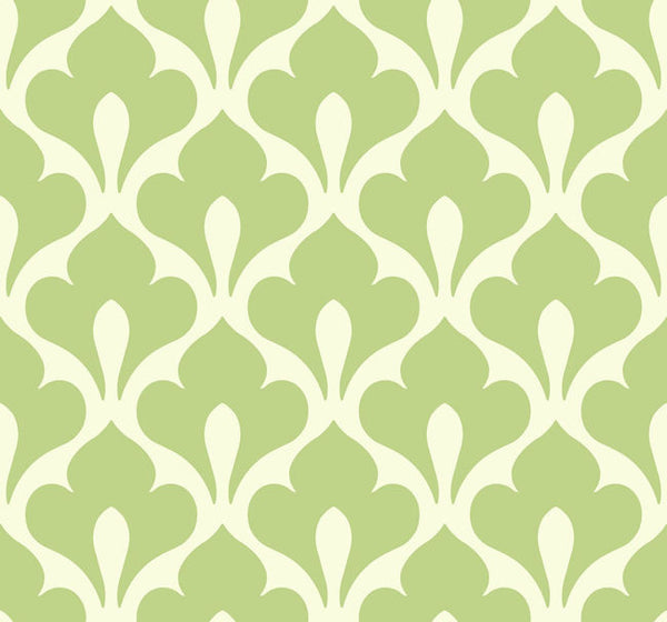 Laurel Lattice - Sea Glass Vista | Malibu Wallcovering