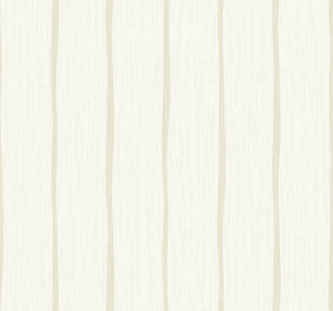 Aruba Stripe - Light Tan and Off-white Wallcovering | Malibu Wallpaper