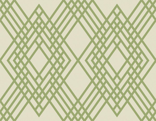Cayman - Olive Green and Off-white Wallcovering | Malibu Wallpaper