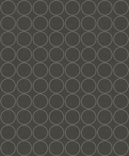 Oerlikon - Wrought Iron & Metallic Graphite Wallcovering | Malibu Wallpaper