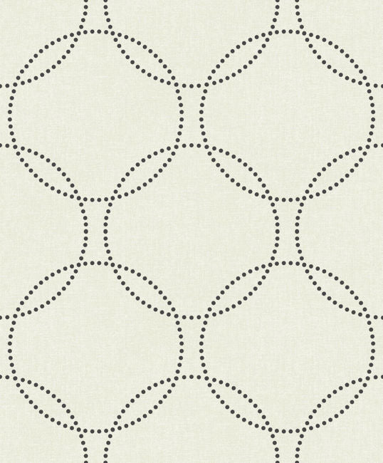 Oberdorf - Ivory & Ebony Wallcovering | Malibu Wallpaper