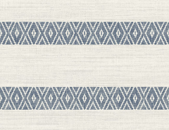 Alani - Nautical Blue Wallcovering | Malibu Wallpaper