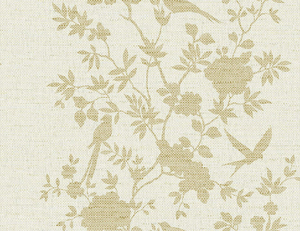 Aloha - Gold Wallcovering | Malibu Wallcovering