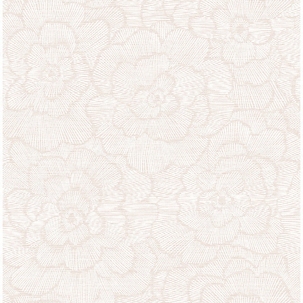 Periwinkle - Pink Residential Wallcovering | Jeffrey Stevens