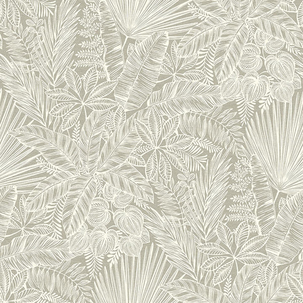 Vita - Light Brown Residential Wallcovering | Jeffrey Stevens