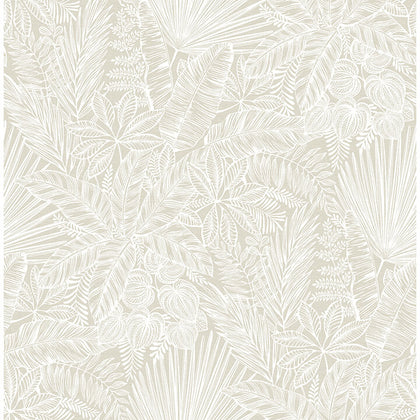 Vita - Off-White Residential Wallcovering | Jeffrey Stevens