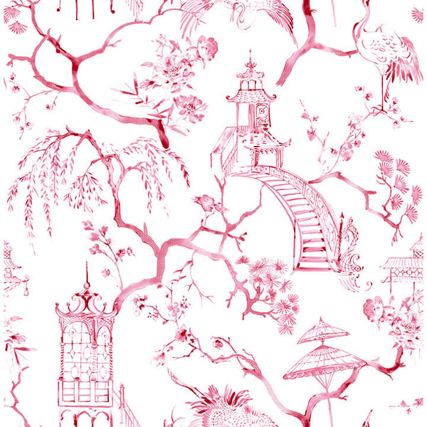 Cecilia, Rose Wallcoverings | Malibu Wallcovering