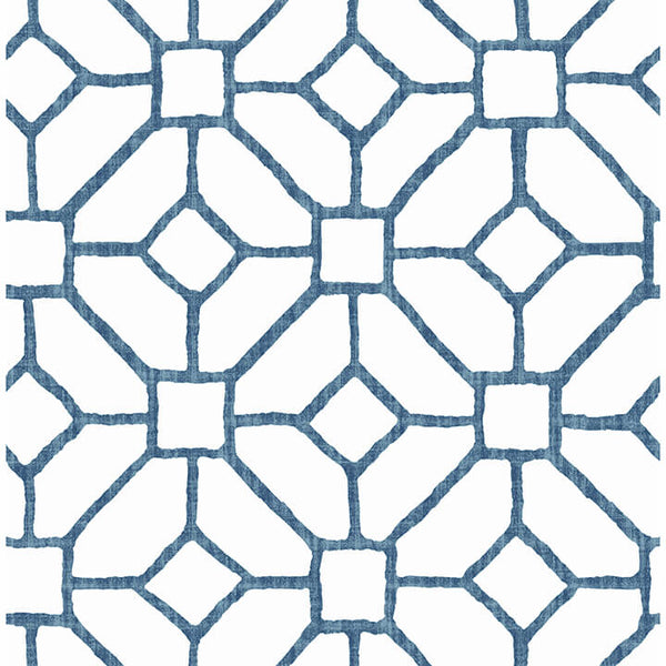 Addis, Blue Wallcoverings | Malibu Wallcovering